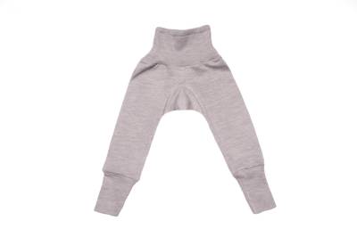 Cosilana Baby-Hose mit Bund aus Wolle/Seide - 98 / 104 240 Hellgrau Melange von Cosilana